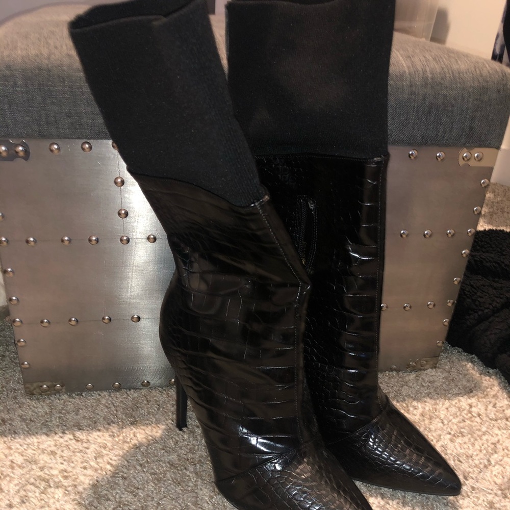 Snakeskin Boots